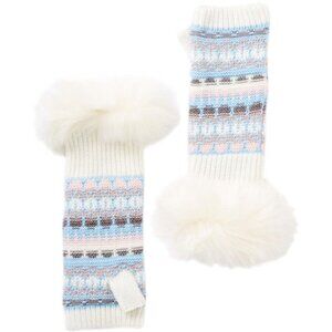 Free People Melt My Heart Faux Fur Trim Arm Warmers